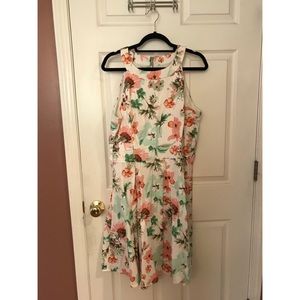 Floral halter style dress